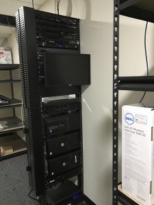 Shore office move voice and data rack
