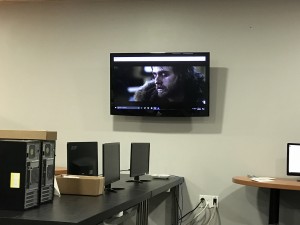 Shore office move voice and data rack an AV installation